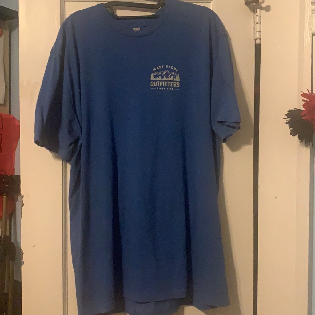 Mast Store Valle Crucis Nc Tshirt Blue Xlarge